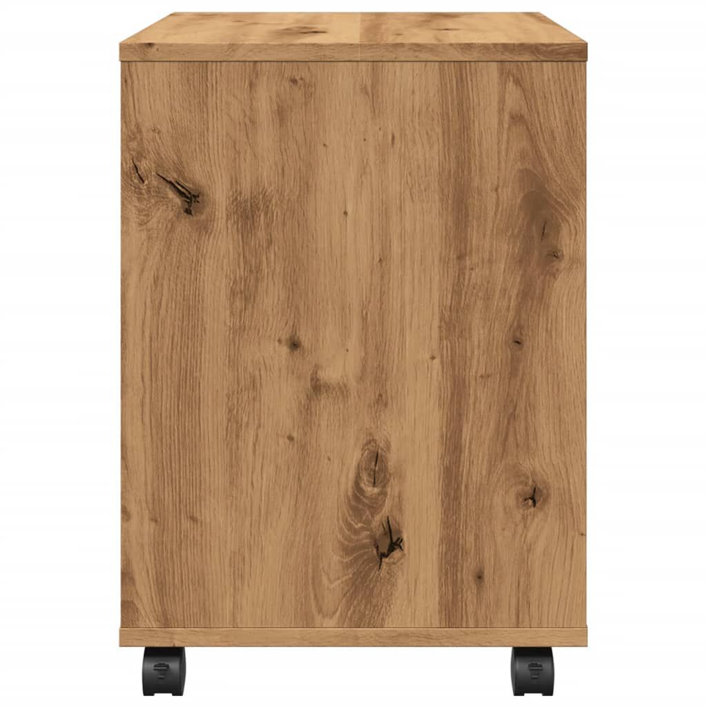 vidaXL Τροχήλατο ντουλάπι Artisan Oak 45x38x54 cm Κατασκευασμένο ξύλο
