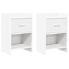 vidaXL &Kappa;&omicron;&mu;&omicron;&delta;ί&nu;&alpha; 2 &tau;&mu;&chi;. &Lambda;&epsilon;&upsilon;&kappa;ό 40 x 30 x 60 cm &Epsilon;&pi;&epsilon;&xi;&epsilon;&rho;&gamma;&alpha;&sigma;&mu;έ&nu;&omicron; &Xi;ύ&lambda;&omicron;