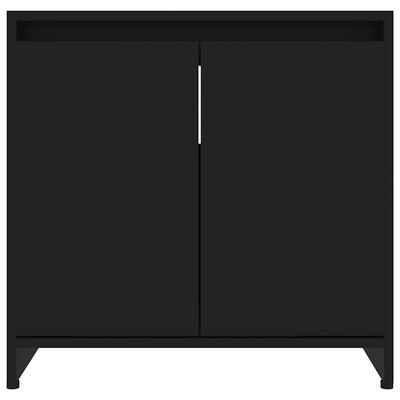 vidaXL Ντουλάπι Νιπτήρα Μαύρο 60 x 33 x 61 εκ. από Επεξ. Ξύλο