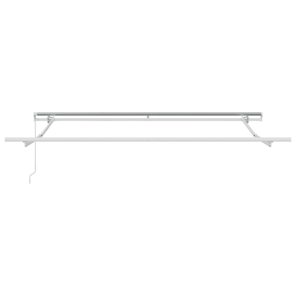 vidaXL Manual Retractable Awning Κόκκινη και Καφετιά 300x250 cm