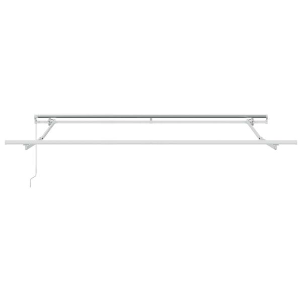 vidaXL Manual Retractable Awning Κόκκινη και Καφετιά 300x250 cm