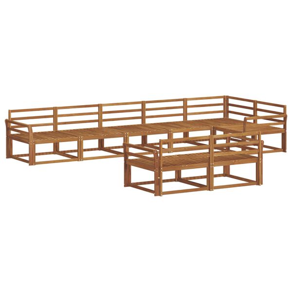 vidaXL &Sigma;&epsilon;&iota;&rho;ά &Kappa;&alpha;&nu;&alpha;&pi;έ &Epsilon;&xi;&omega;&tau;&epsilon;&rho;&iota;&kappa;&omicron;ύ 8 pcs &Phi;&upsilon;&sigma;&iota;&kappa;ό &Sigma;&tau;&epsilon;&rho;&epsilon;ό &Xi;ύ&lambda;&omicron; &Alpha;&kappa;&alpha;&kappa;ί&alpha;&sigmaf;