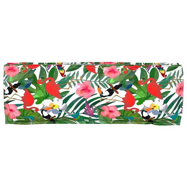 vidaXL Μαξιλάρι παλέτας για πάγκο Floral Πολύχρωμο 120 x 40 x 8 εκ