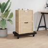 vidaXL Τρόλεϊ Μεταφοράς 3 Τεμ. Μαύρα 58 x 38 x 12 εκ. Πολυπροπυλένιο