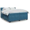 vidaXL &Kappa;&rho;&epsilon;&beta;ά&tau;&iota; Boxspring &mu;&epsilon; &Sigma;&tau;&rho;ώ&mu;&alpha; &Mu;&pi;&lambda;&epsilon; 200x200 &epsilon;&kappa;. &Beta;&epsilon;&lambda;&omicron;ύ&delta;&iota;&nu;&omicron;