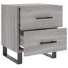 vidaXL Κομοδίνο Γκρι Sonoma 40 x 35 x 47,5 εκ. από Επεξεργασμένο Ξύλο