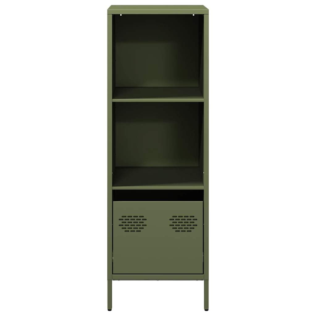 vidaXL Ντουλάπι Πράσινο Λαδί 35x39x103,5 εκ. από Ατσάλι