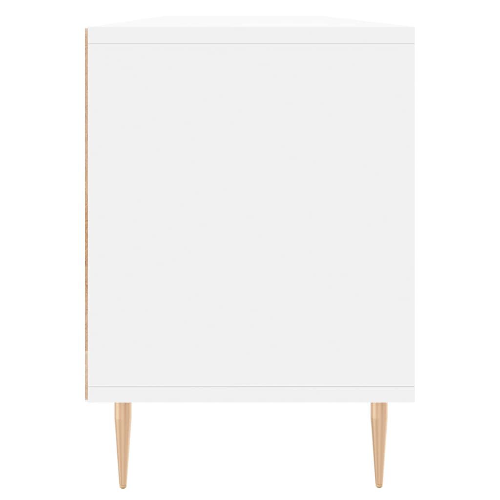 vidaXL Έπιπλο Τηλεόρασης Λευκό 150x30x44,5 εκ. Επεξεργασμένο Ξύλο