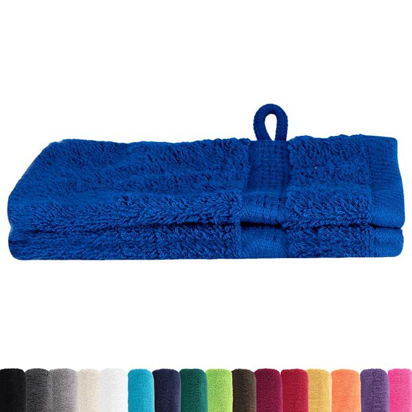 vidaXL Πετσέτες 2 pcs Μπλε 15 x 21 cm Βαμβάκι