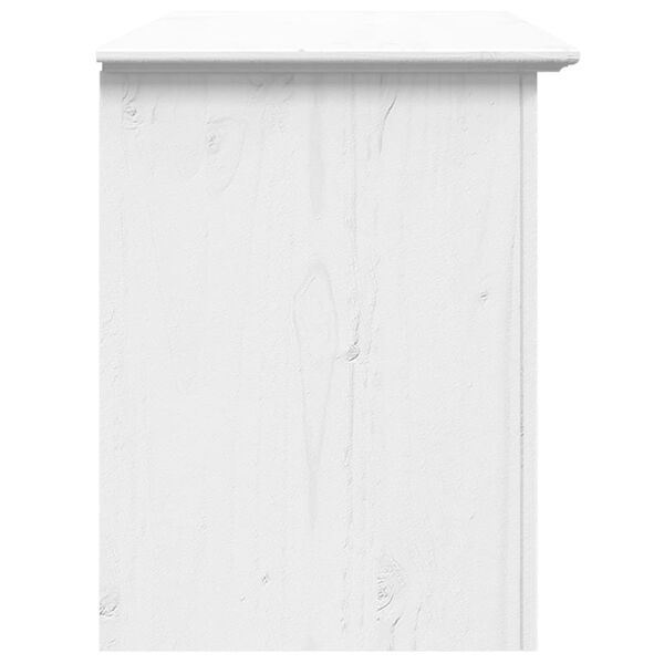 vidaXL Έπιπλο Τηλεόρασης BODO 2 Συρτάρια Λευκό 91,5x44,5x56 εκ Πεύκο
