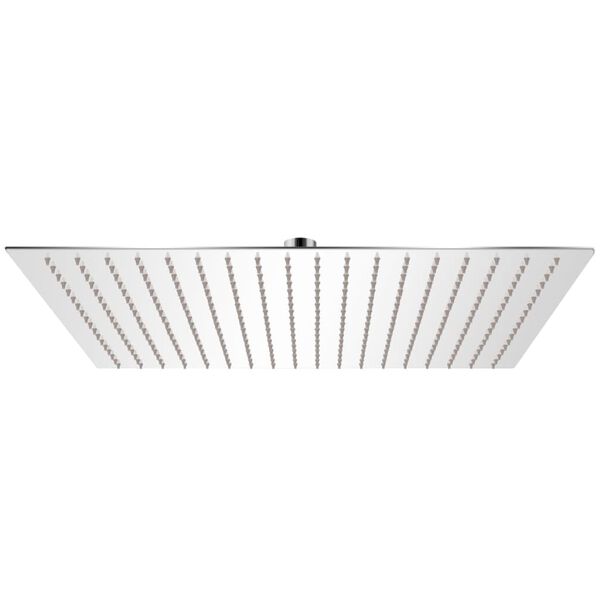 vidaXL Κεφαλή Nτους Βροχή Τετράγωνη 50 x 50 εκ. από Ανοξείδωτο Ατσάλι