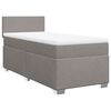 vidaXL &Kappa;&rho;&epsilon;&beta;ά&tau;&iota; Boxspring &mu;&epsilon; &Sigma;&tau;&rho;ώ&mu;&alpha; Taupe 90x200 &epsilon;&kappa;. &Upsilon;&phi;&alpha;&sigma;&mu;ά&tau;&iota;&nu;&omicron;