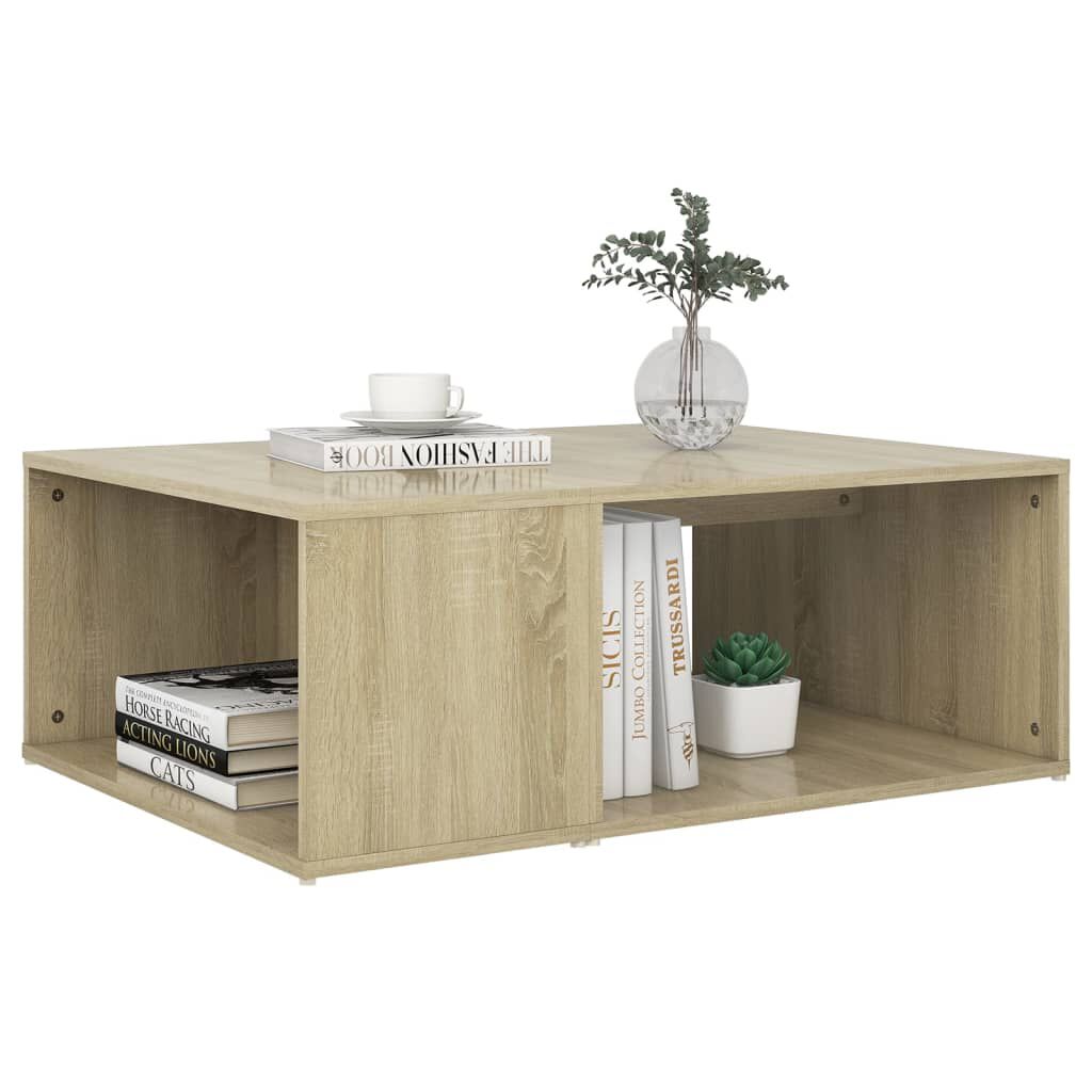 vidaXL Τραπεζάκι Σαλονιού Sonoma Δρυς 90 x 67 x 33 εκ. από Επεξ. Ξύλο