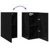 vidaXL Σετ επίπλου τηλεόρασης 7 pcs Μαύρη δρυς 60 x 30 x 30 cm