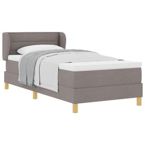vidaXL &Kappa;&rho;&epsilon;&beta;ά&tau;&iota; &mu;&epsilon; &epsilon;&lambda;&alpha;&tau;ή&rho;&iota;&alpha; &mu;&epsilon; &sigma;&tau;&rho;ώ&mu;&alpha; Taupe 100 x 200 cm ύ&phi;&alpha;&sigma;&mu;&alpha;