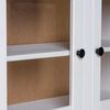 vidaXL Μπουφές Λευκός 93 x 40,5 x 180 εκ. από Ξύλο Πεύκου Σειρά Panama