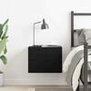 vidaXL Κομοδίνο Μαύρη δρυς 40 x 30 x 30 εκ Επεξεργασμένο ξύλο