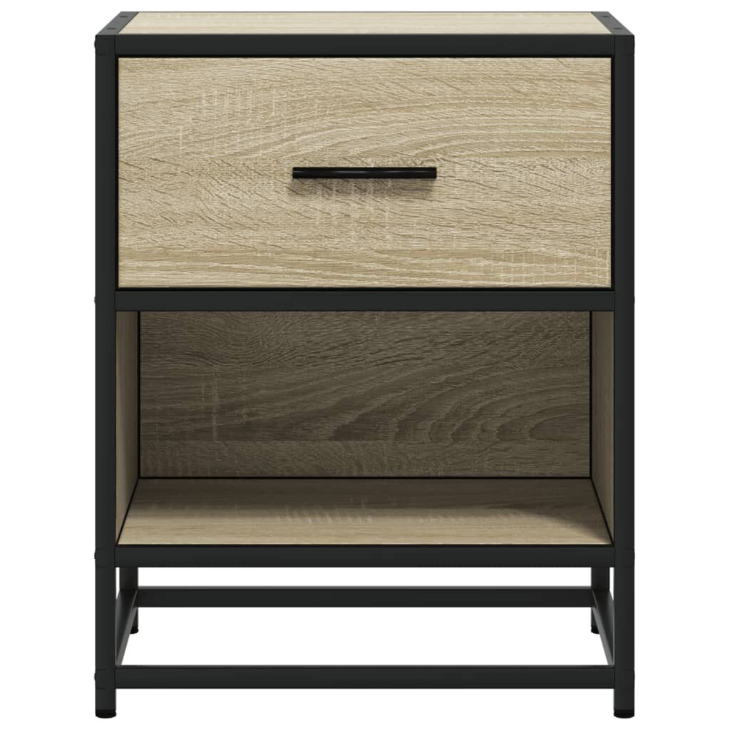 vidaXL Κομοδίνα Sonoma Δρυς 40x31x50 εκ. Επεξεργασμένο Ξύλο