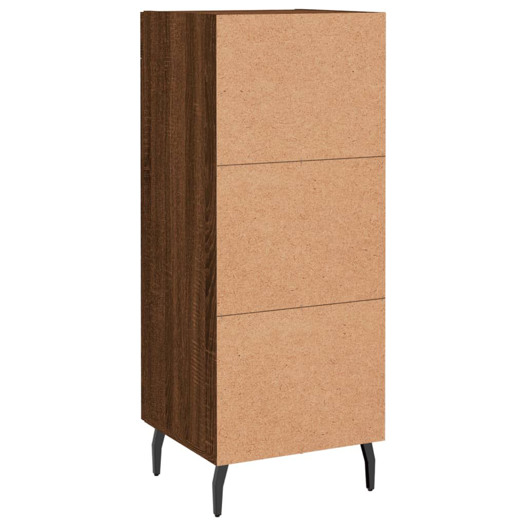 vidaXL Ντουλάπι Καφέ Δρυς 34,5 x 34 x 90 εκ. Επεξεργασμένο Ξύλο
