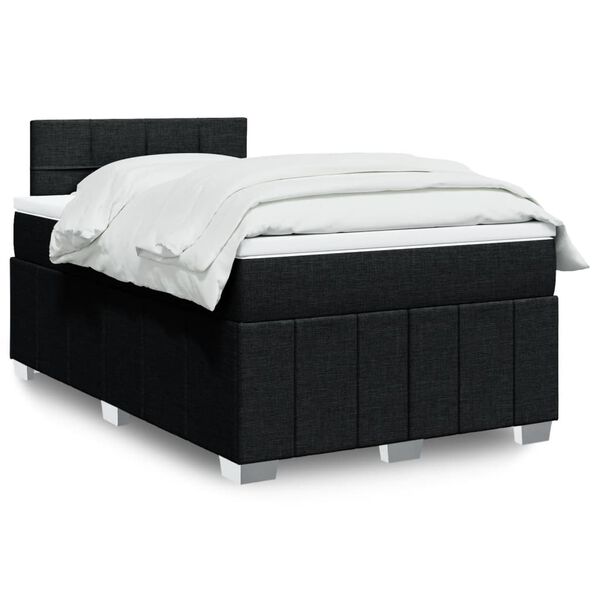 vidaXL &Kappa;&rho;&epsilon;&beta;ά&tau;&iota; Boxspring &mu;&epsilon; &Sigma;&tau;&rho;ώ&mu;&alpha; &Mu;&alpha;ύ&rho;&omicron; 120x200 &epsilon;&kappa;. &Upsilon;&phi;&alpha;&sigma;&mu;ά&tau;&iota;&nu;&omicron;
