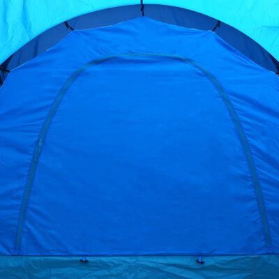 vidaXL Σκηνή Camping 9 Ατόμων Σκούρο Μπλε / Μπλε Υφασμάτινη