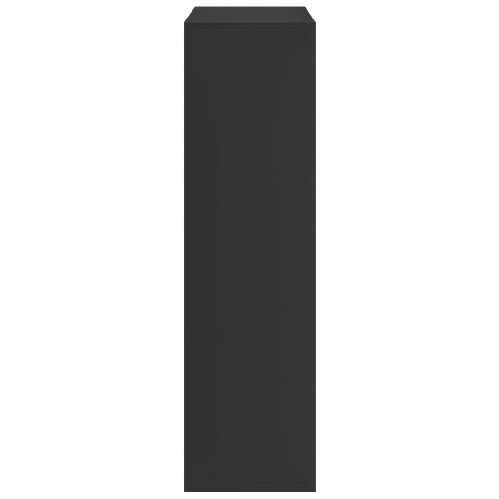 vidaXL Βιβλιοθήκη/Διαχωριστικό Χώρου Μαύρο 69,5x29x103,5εκ. Επεξ. Ξύλο