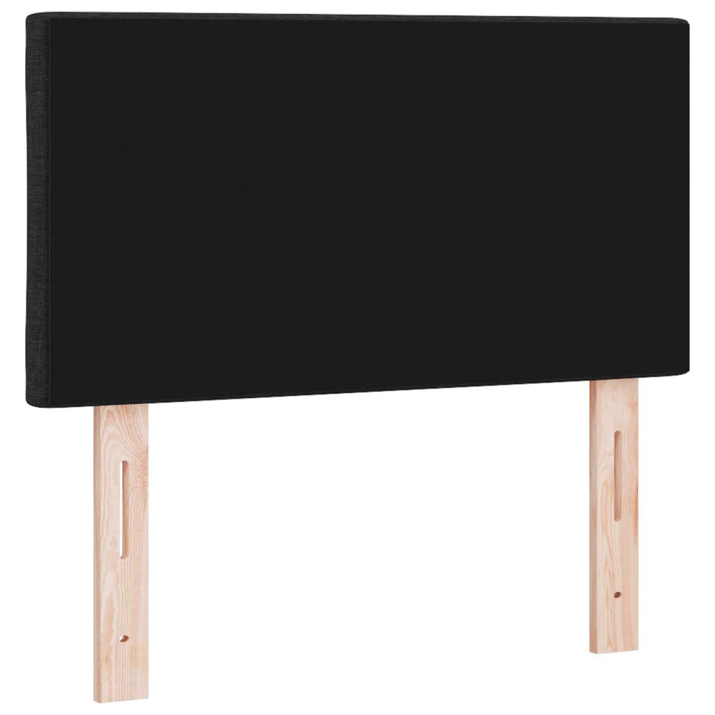 vidaXL Υφασμάτινο Κεφαλάρι Geometric με κεφαλάρι Μαύρο 80 cm ύφασμα