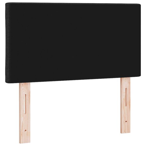 vidaXL Υφασμάτινο Κεφαλάρι Geometric με κεφαλάρι Μαύρο 80 cm ύφασμα