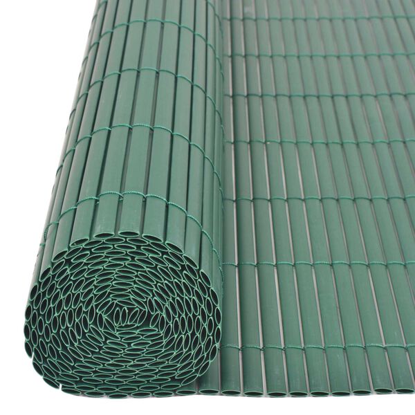 vidaXL Κήπος Φράκτης Διπλής Όψης Πράσινο 1,5x3 μ PVC
