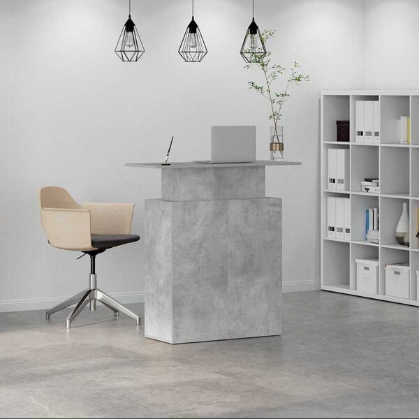 vidaXL Γραφείο υποδοχής 100x40x104 εκ. Επεξεργασμένο Ξύλο