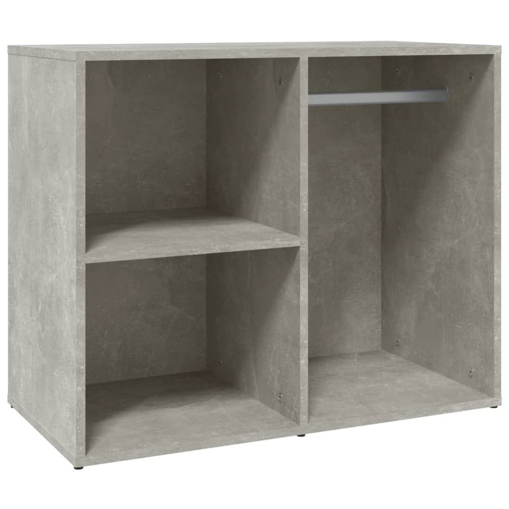 vidaXL Ντουλάπι Γκρι Σκυροδέματος 80 x 40 x 65 εκ. Επεξεργασμένο Ξύλο