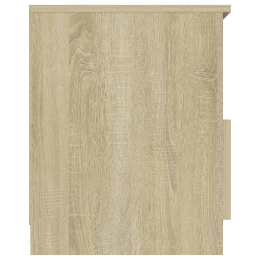 vidaXL Κομοδίνα 2 τεμ. Sonoma Δρυς 40 x 40 x 50 εκ. από Επεξ. Ξύλο