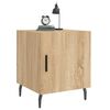 vidaXL Κομοδίνα 2 τεμ. Sonoma Δρυς 40x40x50 εκ. από Επεξεργασμένο Ξύλο