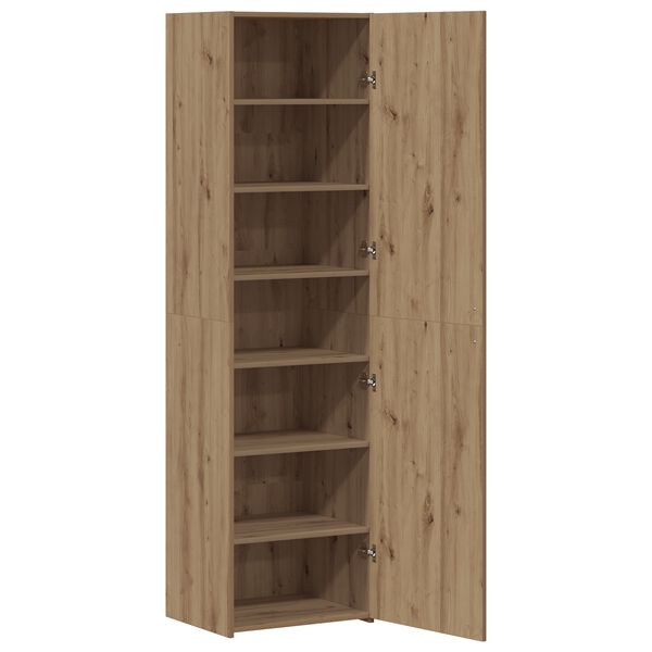 vidaXL Highboard 2 pcs Artisan Oak 50 x 42,5 x 185 &epsilon;&kappa;.