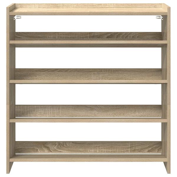 Ράφι παπουτσιών vidaXL Sonoma Oak 80x25x81 cm Κατασκευασμένο ξύλο
