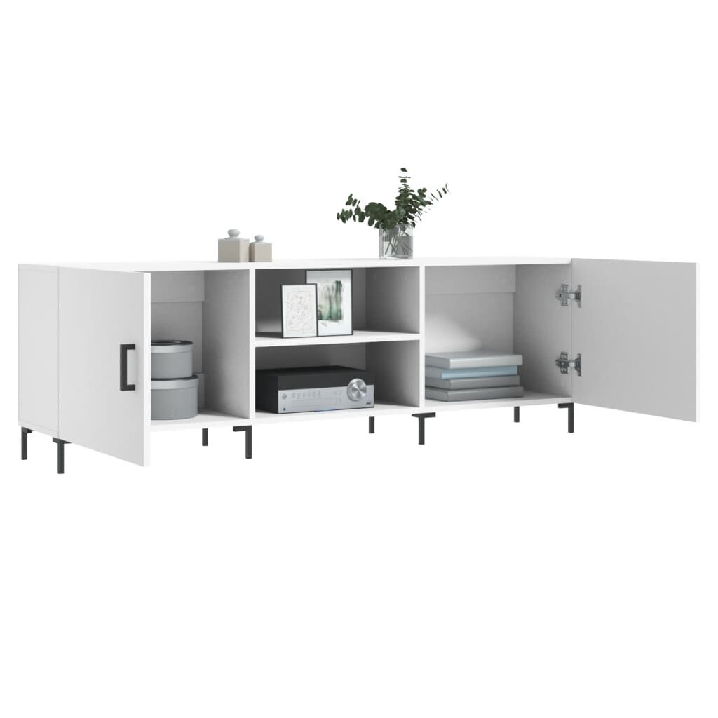 vidaXL Έπιπλο Τηλεόρασης Λευκό 150x30x50 εκ. από Επεξεργασμένο Ξύλο