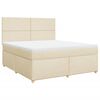 vidaXL &Kappa;&rho;&epsilon;&beta;ά&tau;&iota; Boxspring &mu;&epsilon; &Sigma;&tau;&rho;ώ&mu;&alpha; &Kappa;&rho;&epsilon;&mu; 180x200 &epsilon;&kappa;. &Upsilon;&phi;&alpha;&sigma;&mu;ά&tau;&iota;&nu;&omicron;