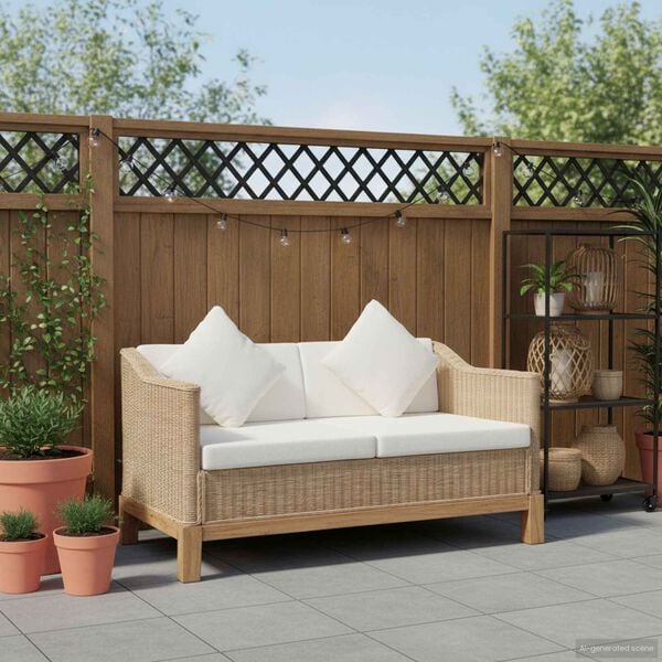 vidaXL &Kappa;&alpha;&nu;&alpha;&pi;έ&sigmaf; &Delta;&iota;&theta;έ&sigma;&iota;&omicron;&sigmaf; &alpha;&pi;ό &Gamma;&nu;ή&sigma;&iota;&omicron; &Rho;&alpha;&tau;ά&nu; &mu;&epsilon; &Mu;&alpha;&xi;&iota;&lambda;ά&rho;&iota;&alpha;