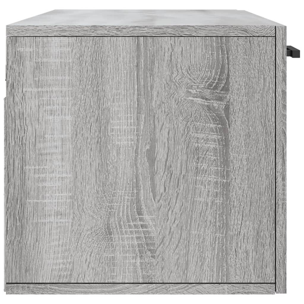 vidaXL Ντουλάπι Τοίχου Γκρι Sonoma 100x36,5x35 εκ. Επεξεργασμένο Ξύλο