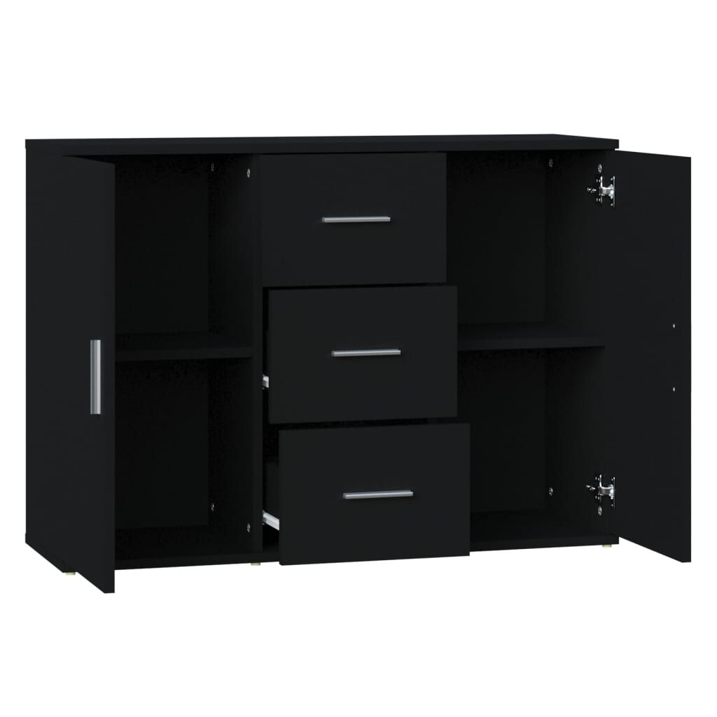 vidaXL Ντουλάπι Μαύρο 91 x 29,5 x 65 εκ. από Επεξεργασμένο Ξύλο