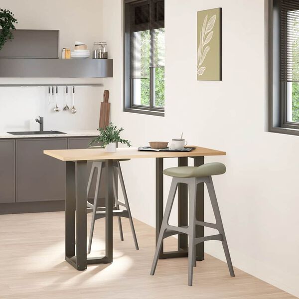 vidaXL &Pi;ό&delta;&iota;&alpha; &Tau;&rho;&alpha;&pi;&epsilon;&zeta;&iota;&omicron;ύ &Mu;&pi;&alpha;&rho; &sigma;&epsilon; &Sigma;&chi;ή&mu;&alpha; &Tau;, 2 &tau;&epsilon;&mu;. &Mu;&alpha;ύ&rho;&omicron;, &Alpha;&tau;&sigma;ά&lambda;&iota; 40x35x(90-91) &epsilon;&kappa;.