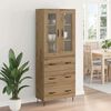 vidaXL Highboard Artisan Oak 69,5 x 34 x 90 &epsilon;&kappa;. &Epsilon;&pi;&epsilon;&xi;&epsilon;&rho;&gamma;&alpha;&sigma;&mu;έ&nu;&omicron; &xi;ύ&lambda;&omicron;