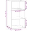 vidaXL Ντουλάπι Sonoma Δρυς 50x41x93 εκ. από Επεξεργασμένο Ξύλο