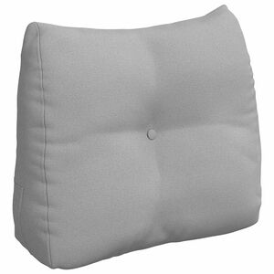 vidaXL Μαξιλάρι Πλάτης Σκίουρος Γκρί 60 x 24 x 50 εκ ύφασμα