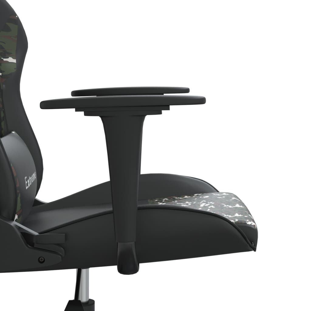 vidaXL Καρέκλα Gaming Μαύρο/Παραλλαγή από Συνθετικό Δέρμα