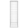 vidaXL Συρματοκιβώτιο Τοίχος 60x30x100 εκ. Γαλβαν. Χάλυβας + Καλύμματα