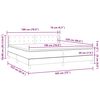 vidaXL Box Spring &Kappa;&rho;&epsilon;&beta;ά&tau;&iota; &mu;&epsilon; &sigma;&tau;&rho;ώ&mu;&alpha; &Sigma;&kappa;&omicron;ύ&rho;&omicron; &gamma;&kappa;&rho;&iota; 180x220 &epsilon;&kappa;. &Beta;&epsilon;&lambda;&omicron;ύ&delta;&iota;&nu;&omicron;
