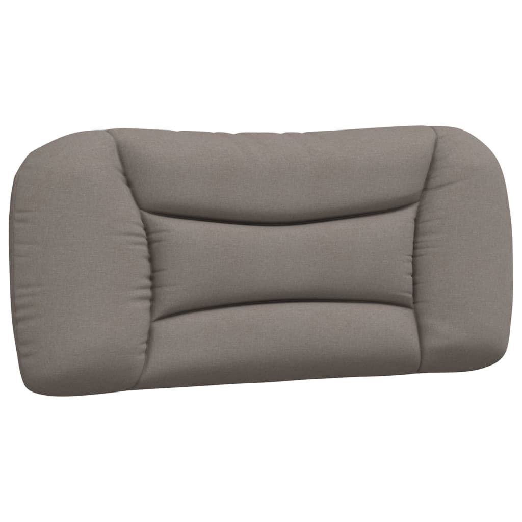 vidaXL Σκελετός Κρεβατιού Χωρίς Στρώμα Taupe 80x200 εκ. Υφασμάτινο