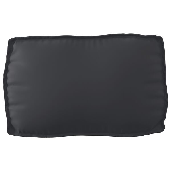 vidaXL Σετ Μαξιλαριών Πάγου 3 pcs Μαύρο 120 x 80 x 12 cm Ύφασμα Oxford