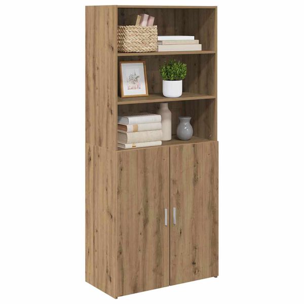 vidaXL Highboard Artisan Oak 80 x 42,5 x 185 &epsilon;&kappa; &Epsilon;&pi;&epsilon;&xi;&epsilon;&rho;&gamma;&alpha;&sigma;&mu;έ&nu;&omicron; &xi;ύ&lambda;&omicron;